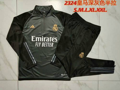 23/24 Real Madrid Long Sleeve Training Suit