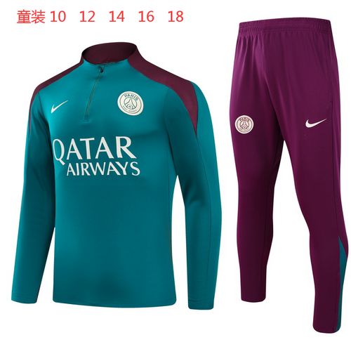 24/25 Paris Kids Long Sleeve Training Suit