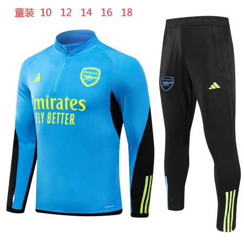 23/24 Arsenal Kids Long Sleeve Training Suit