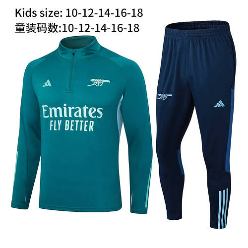 23/24 Arsenal Kids Long Sleeve Training Suit