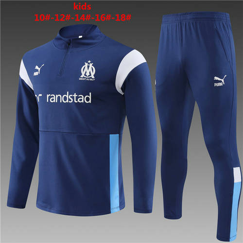 23/24 Marseille Kids Long Sleeve Training Suit