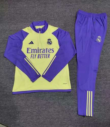 23/24 Real Madrid Adults And Kids Long Sleeve Training Suit