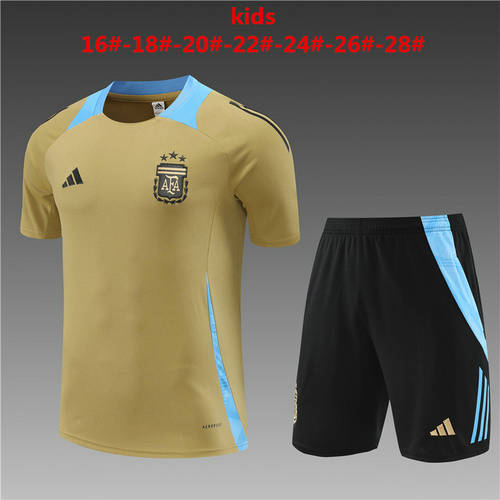 2024 Argentina Kids Training Soccer Jerseys