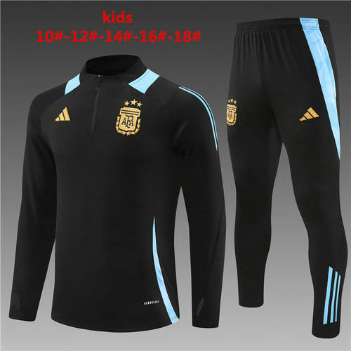 2024 Argentina Kids Long Sleeve Training Suit