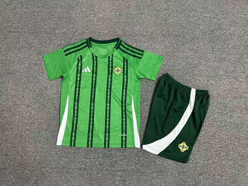 2024 Northern Ireland Home Kids Soccer Jerseys