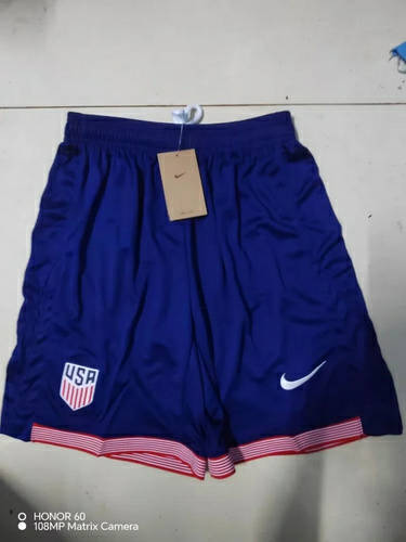 24/25 USA Away Soccer Shorts