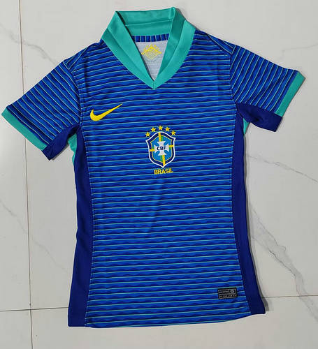 2024 Brazil Away Woman Soccer Jerseys