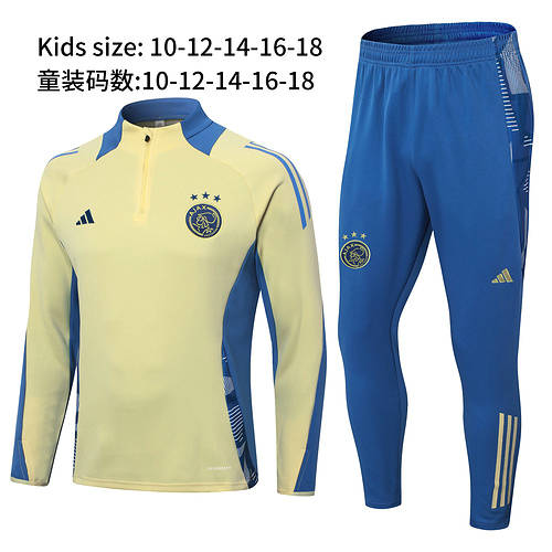 24/25 Ajax Kids Long Sleeve Training Suit