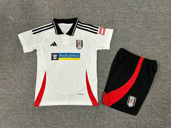 24/25 Fulham Home Kids Soccer Jerseys