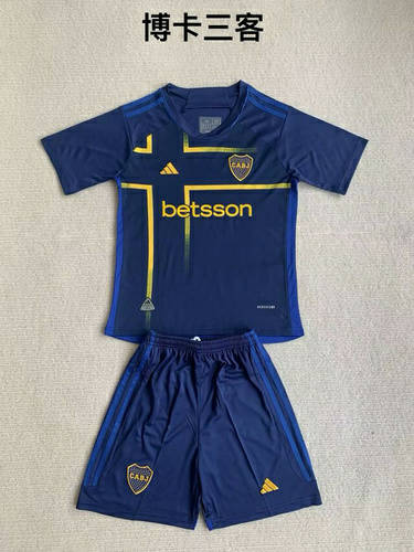 23/24 Boca Third Kids Soccer Jerseys