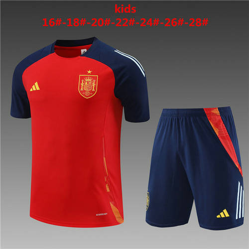 2024 Spain Kids Training Soccer Jerseys