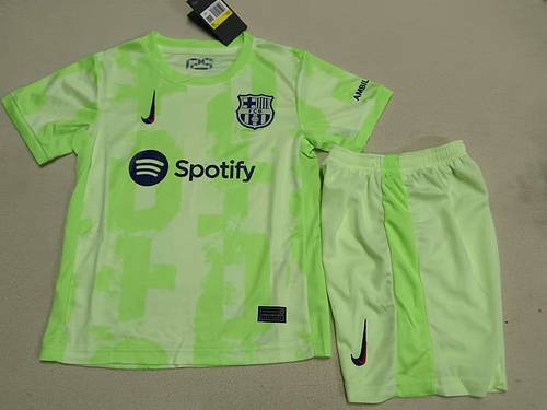 24-25 Barcelona Third Kids Soccer Jerseys