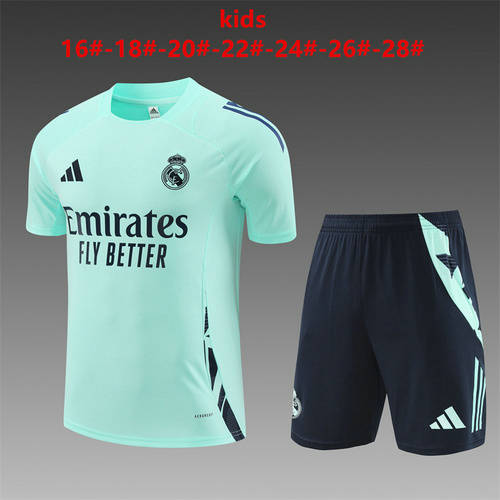 24/25 Real Madrid Training Kids Soccer Jerseys