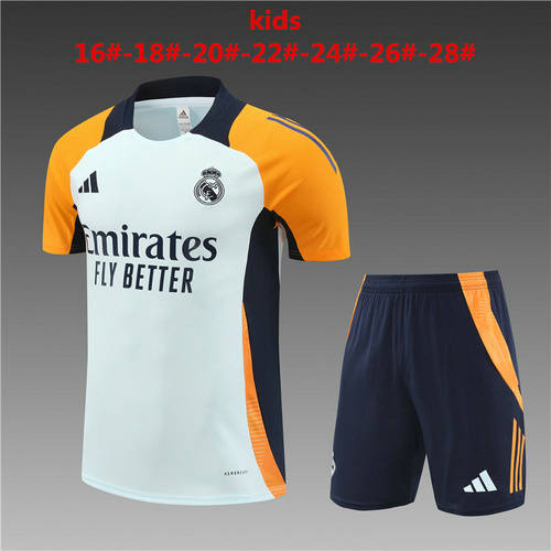 24/25 Real Madrid Training Kids Soccer Jerseys