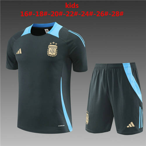 24/25 Argentina Kids Training Soccer Jerseys