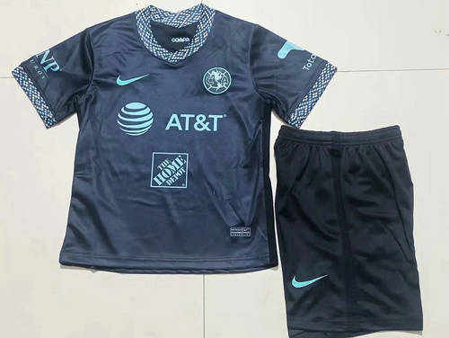 22/23 Club America Third Kids Soccer Jerseys