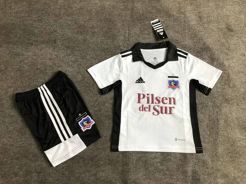 22/23 Colo Colo Home Kids Soccer Jerseys