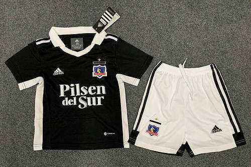 22/23 Colo Colo Away Kids Soccer Jerseys