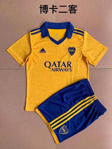 22/23 Boca Third Kids Soccer Jerseys