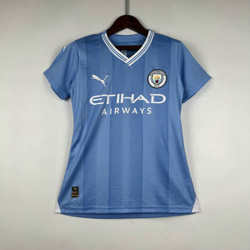 23/24 Manchester City Home Woman Soccer Jerseys