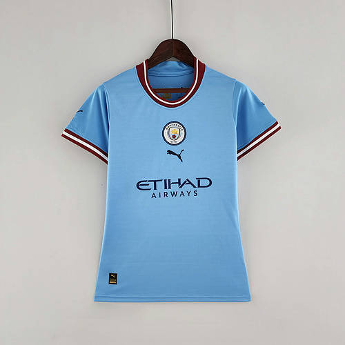 22/23 Manchester City Home Woman Soccer Jerseys