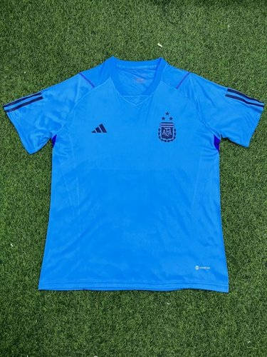 2022 Argentina Blue 3 Star Soccer Jerseys