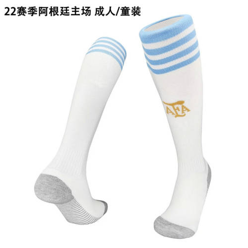 2022 Argentina Home Adult Kids Socks