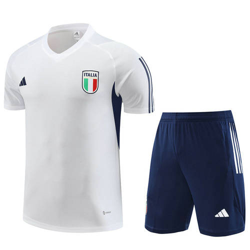 23/24 Italy White Training Soccer Jerseys