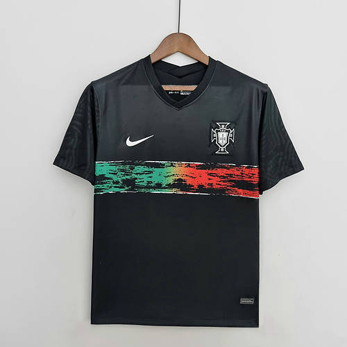 2022 Portugal Training Black Soccer Jerseys