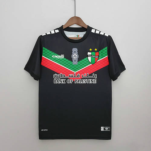 22/23 Palestine Black Soccer Jerseys