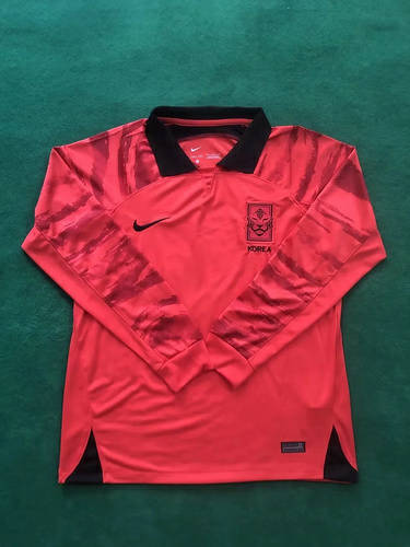 2022 Korea Home Long Sleeve Soccer Jerseys