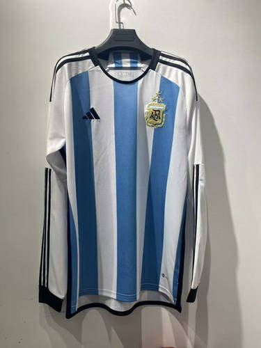 2022 Argentina Home 3stars Long Sleeves Soccer Jerseys