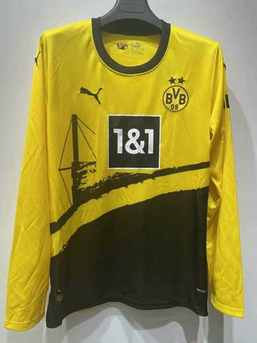 23/24 Dortmund Home Long Sleeve Soccer Jerseys