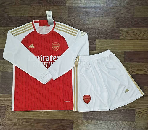 23/24 Arsenal Home Long Sleeve Soccer Jerseys