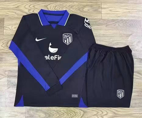 22/23 Atletico Madrid Away Long Sleeve Soccer Jerseys