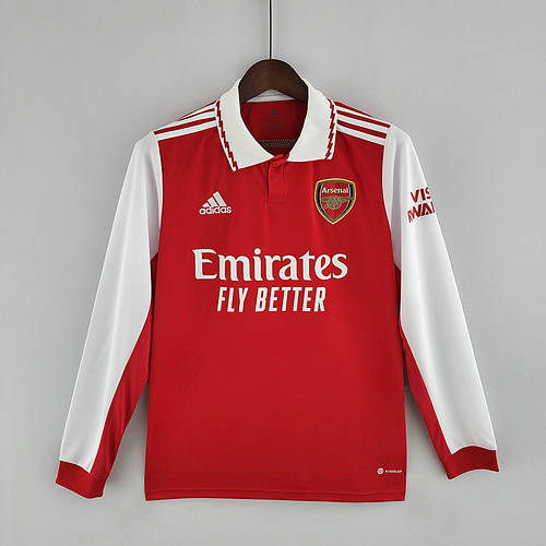 22/23 Arsenal Home Long Sleeve Soccer Jerseys