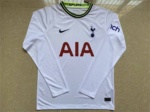 22/23 Tottenham Home Long Sleeve Soccer Jerseys