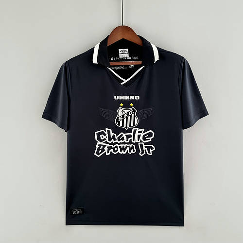 22/23 Santos Black Soccer Jerseys