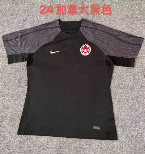 23/24 Canada Black Soccer Jerseys