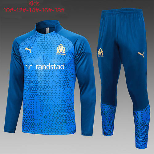 23/24 Marseille Kids Long Sleeve Training Suit