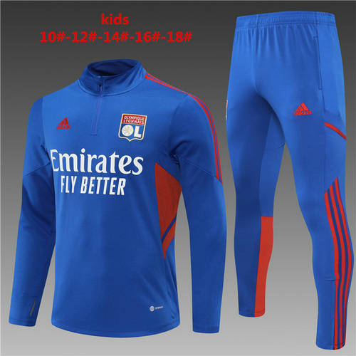 22/23 Lyon Kids Long Sleeve Training Suit