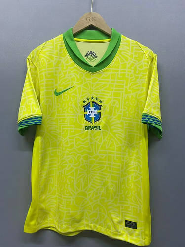 2024 Brazil Home Soccer Jerseys