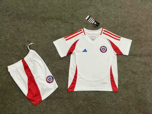 2024 Chile Away Kids Soccer Jerseys