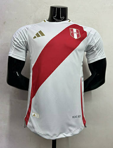 2024 Peru Home Player Version Long Sleeve Soccer Jerseys