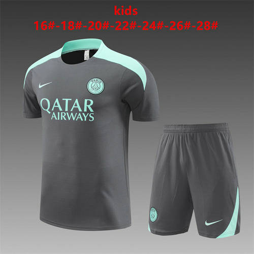 24/25 Paris Kids Training Soccer Jerseys