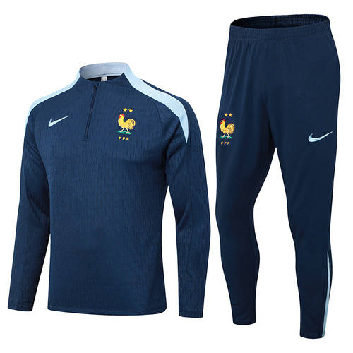 2024 France Player Long Sleeve Training Suit