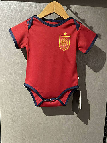 2024 Spain Home Baby Soccer Jerseys