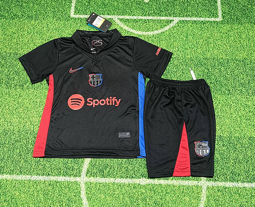 24/25 Barcelona Away Kids Soccer Jerseys