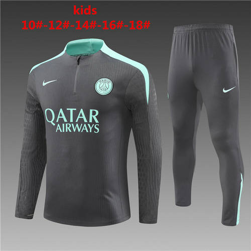 24/25 Paris Kids Player Version Long Sleeve Training Suit