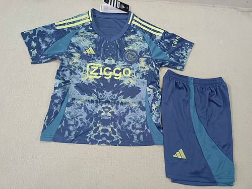 24/25 Ajax Away Kids Soccer Jerseys